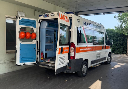 Igea Soccorso O.D.V. - Interno ambulanza